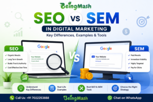 SEO vs SEM in digital marketing